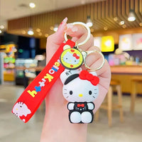 Hello Kitty Chic Clips Keychain
