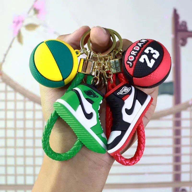Air Bound Sneaker Ball Keychain