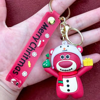 Lotso Bear Christmas Cheer Keychain