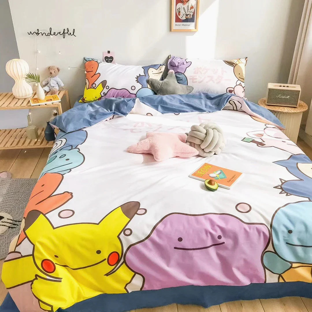 Cartoon Anime Bedding Set PN1989 - Bear Hugs