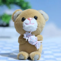 Candy Cuddle Bear Plush Keychain