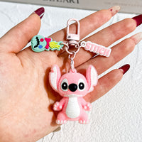 Cosmic Alien Fuzzy Feels Keychain