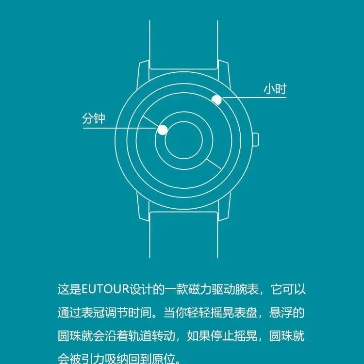 EUTOUR Orbital Flow Suspension Watch