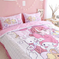Cute Girl And Melody Bedding Set PN1884 - Bear Hugs