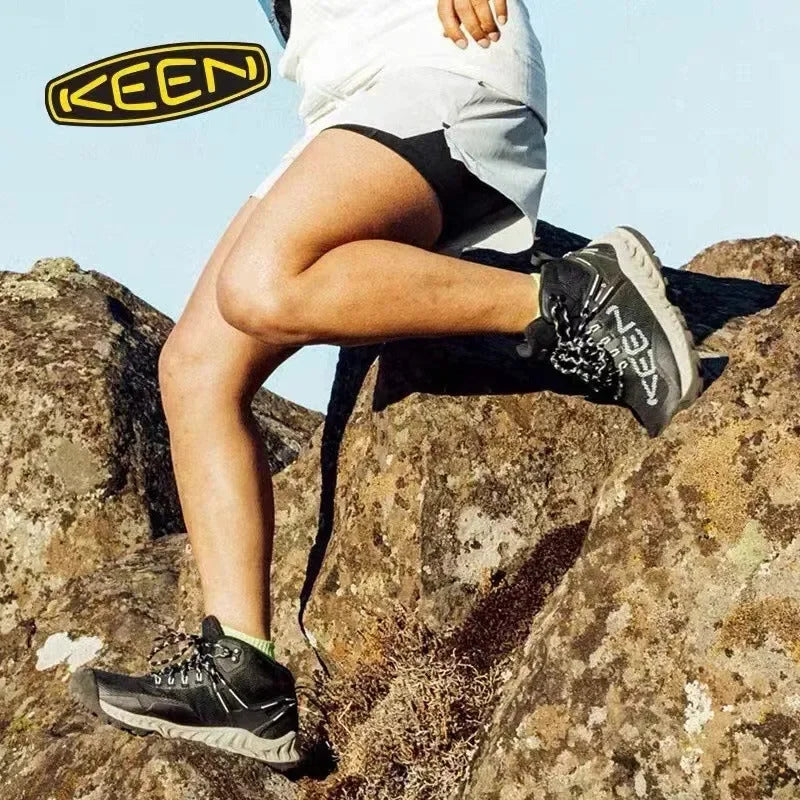 Chaussures de randonnée KEEN Nxis Evo WP pour homme - Noir Chaussures de randonnée KEEN Nxis Evo WP pour homme - Noir