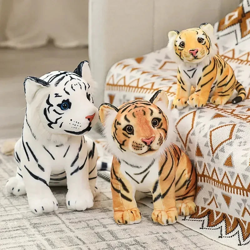 Stripy Snuggler Realistic Tiger Cub Plushie (20 cm)