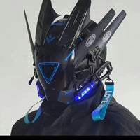 Cyberpunk LED Cosplay Helmet Mask