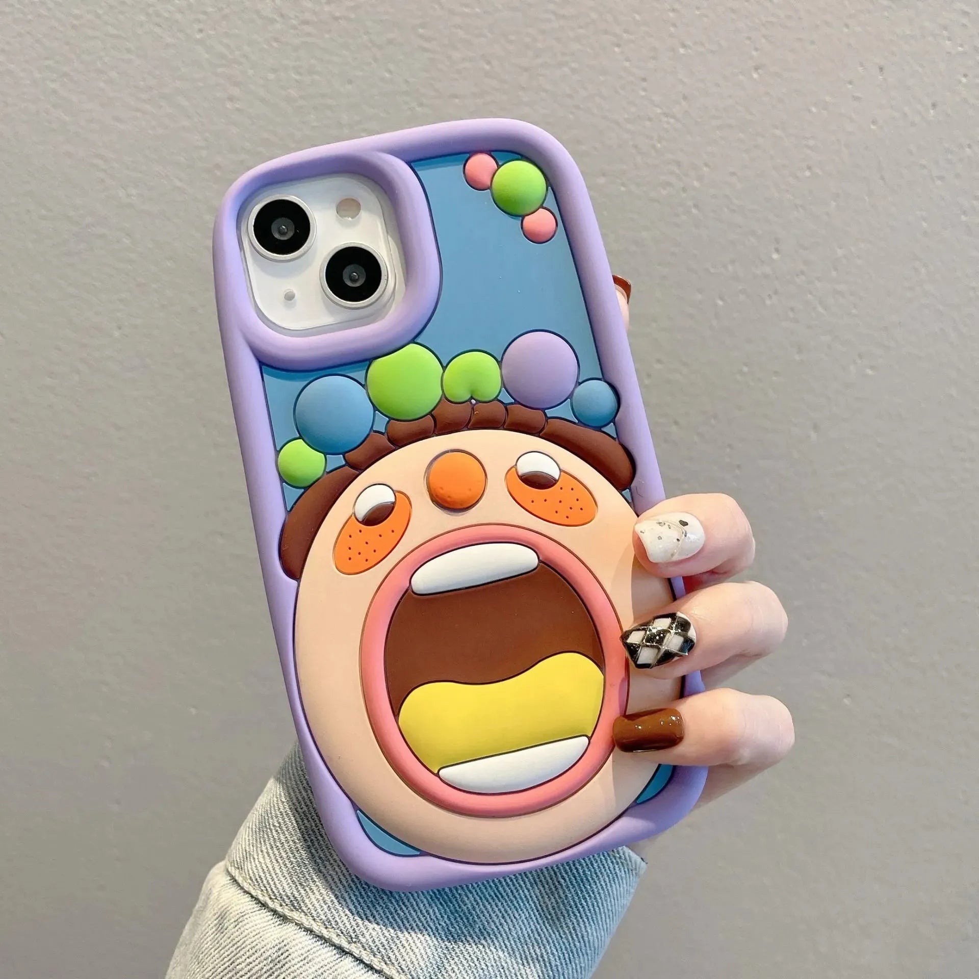 Big Mouth Boy Funny Case (For iPhones)