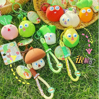 Screaming Vegetables Eye-Popping Keychain