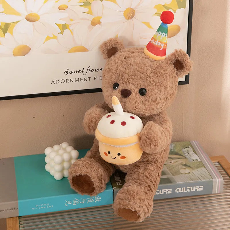 Hat Birthday Bear Plushie (40 cm)