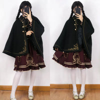 Fashion Black Shawl Cloak PN2429 - Bear Hugs