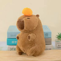 Capybara Orange Crown Plush (20 cm)