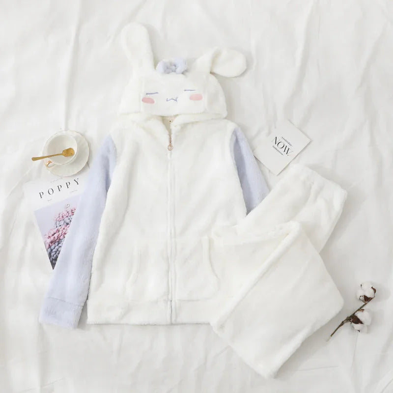 Kawaii My melody Winter Pajamas Suits Set PN1956 - Bear Hugs