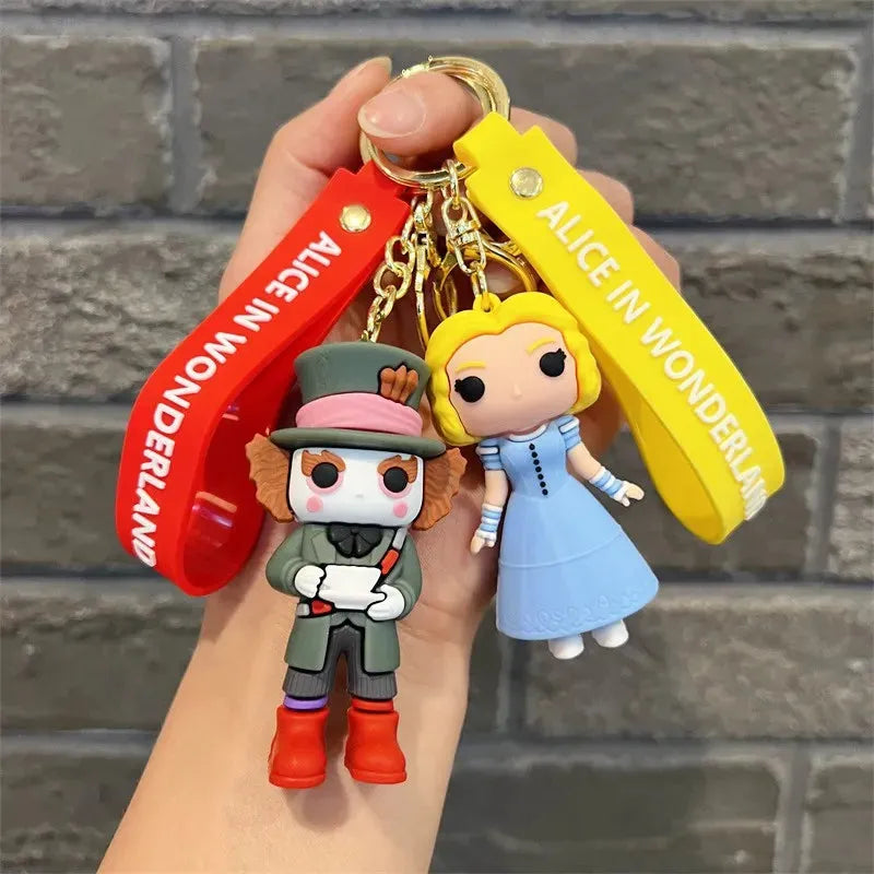 Alice In Wonderland 3D Keychain