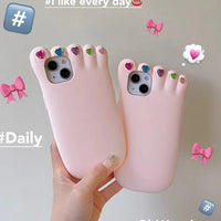 Cute Foot Phone Case for iPhone 11/11pro/11pro max/12/12pro/12pro max/13/13pro/13pro max/14/14 pro/14 plus/14pro max PN5925 - Bear Hugs