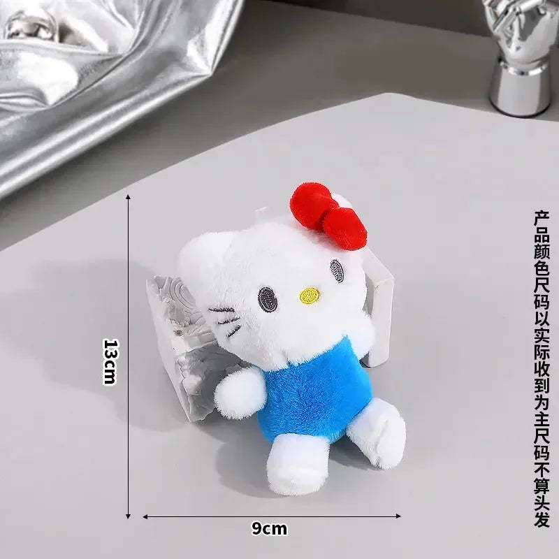 Hello Kitty Color Cuddles Plush Keychain