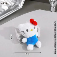 Hello Kitty Color Cuddles Plush Keychain