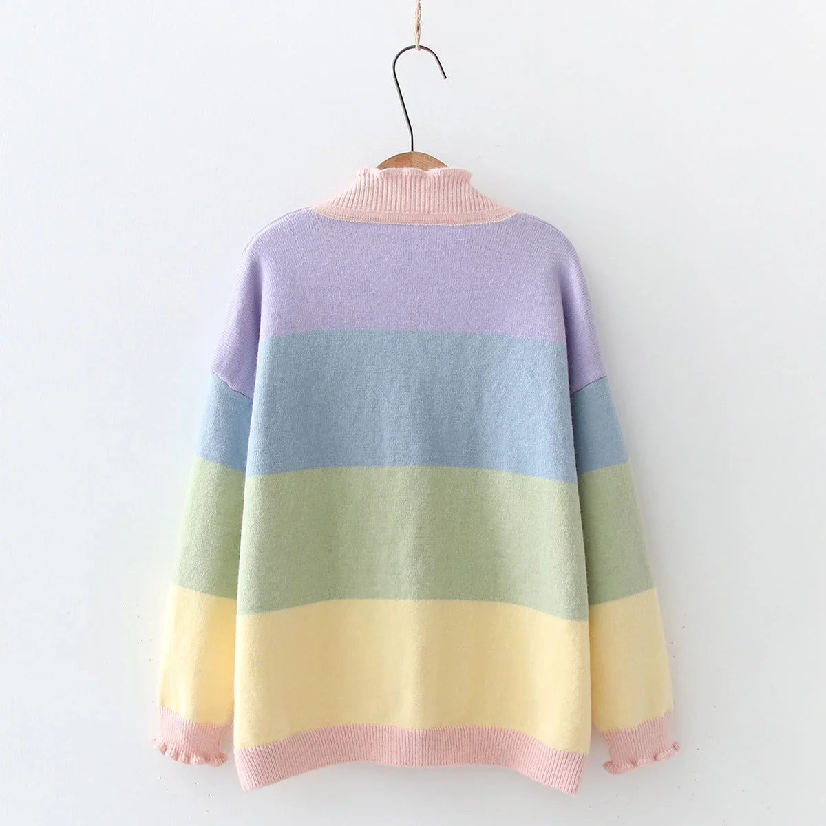 Fashion Rainbow Sweater Coat PN4007 - Bear Hugs