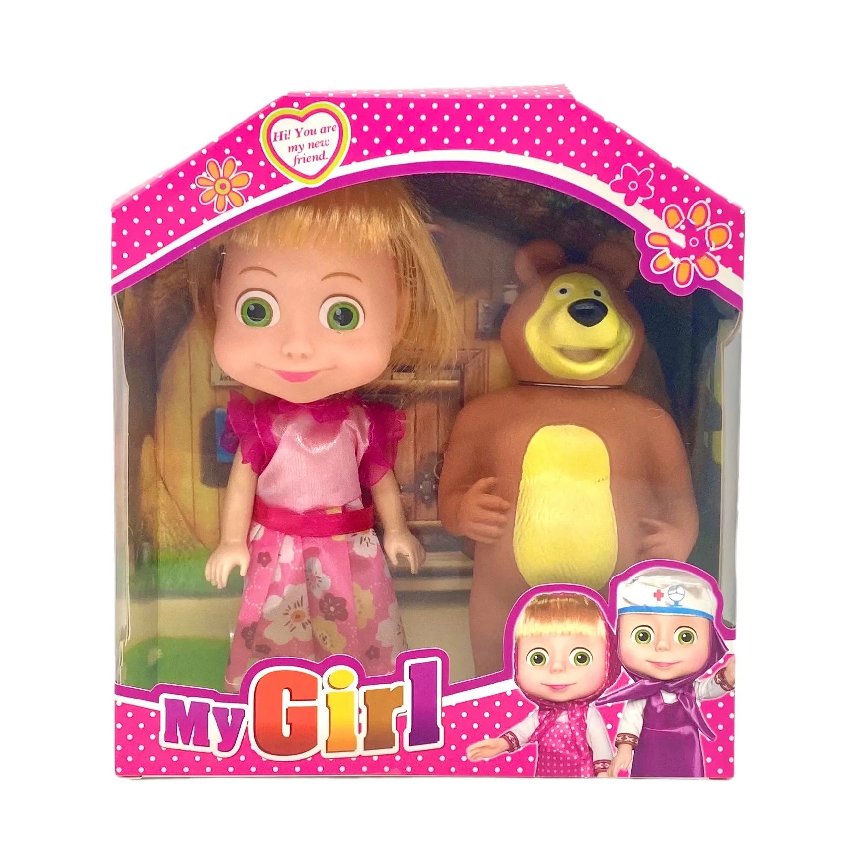 Masha and the Bear Partner Dolls