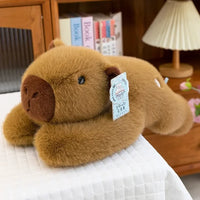Lazy Lounger Capybara Plush Pillow