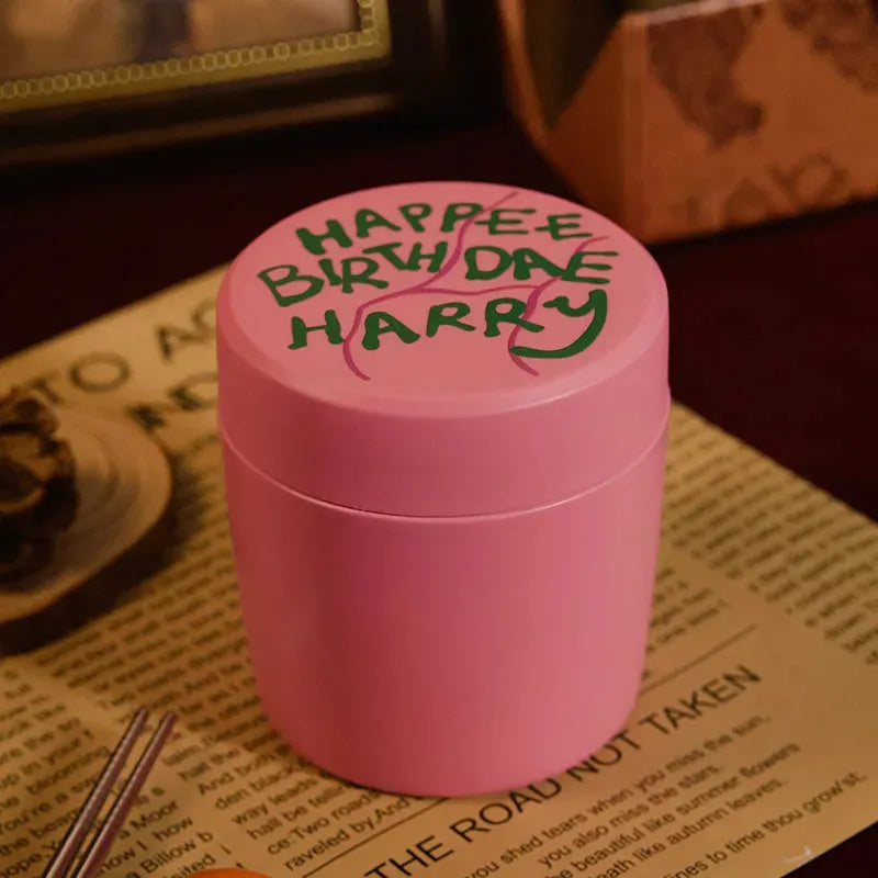 Happee Birthdae Harry Insulated Lunch Box