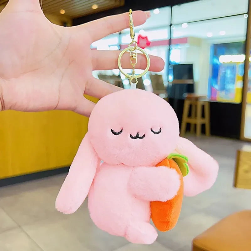 Bunny Bliss Nibbler Plush Keychain