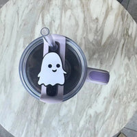 Cute Ghost Cover Tag for Stanley Cup