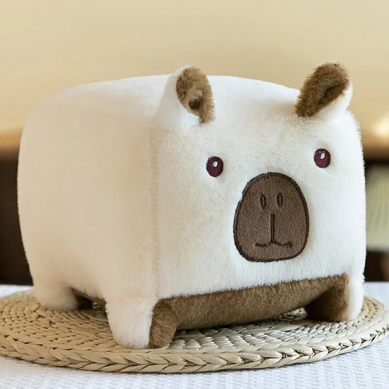 Capybara Cubist Cuddles Plush Stool