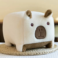 Capybara Cubist Cuddles Plush Stool