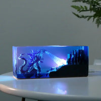 Godzilla City Rampage Resin Night Light