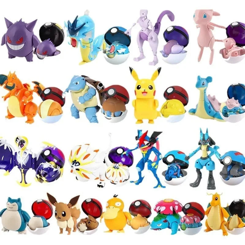 Pokimoen Figurines Pokeball Collection