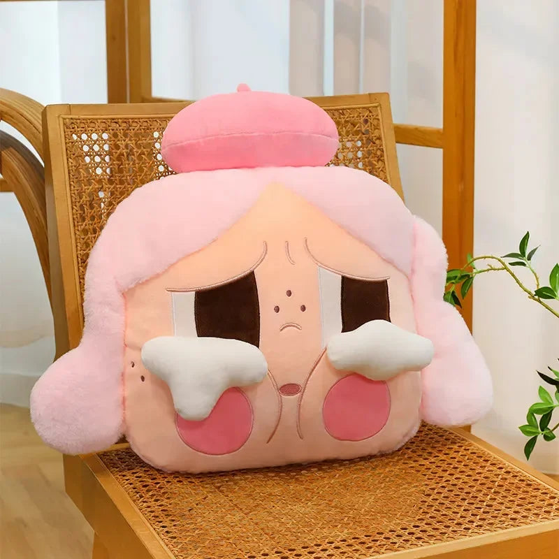 Tearful Crying Baby Plush Pillow