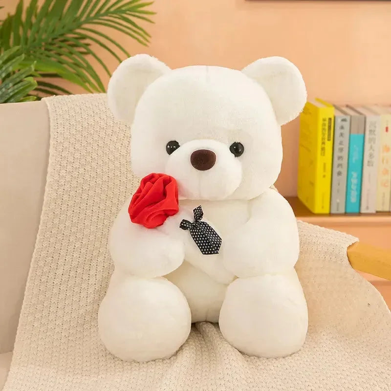 Valentine Rose Teddy Bear (30 cm)
