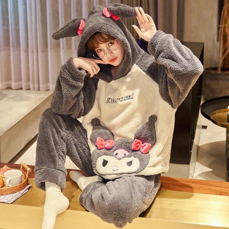 Fashion Girls Winter Pajamas PN4397 - Bear Hugs
