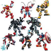 KSZ Superheroes Armor Mech Building Blocks
