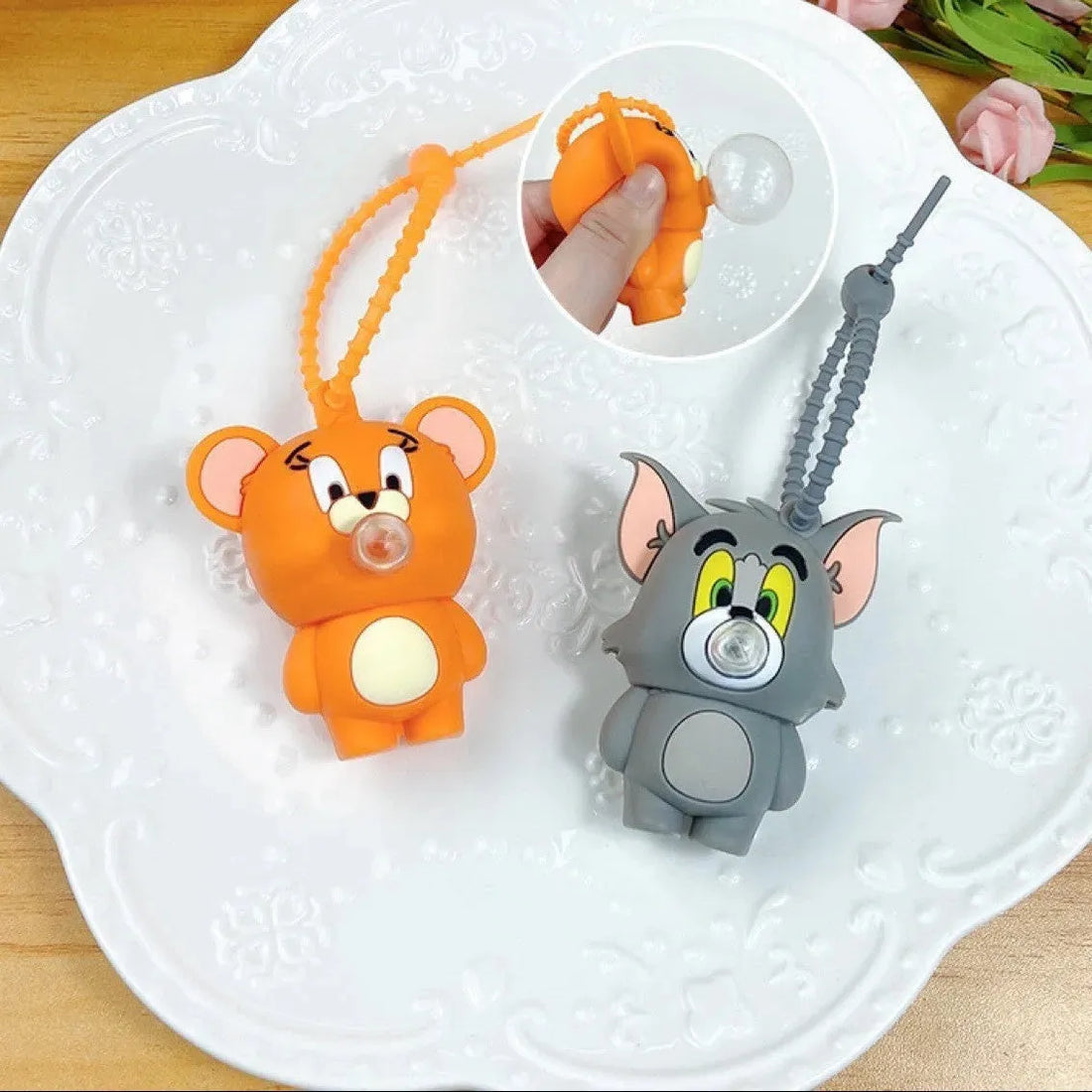 Tom & Jerry  Playful Squeezy Keychains