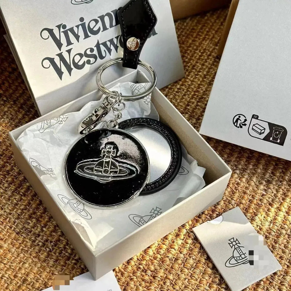 Vivienne Westwood Orb Logo Keychain