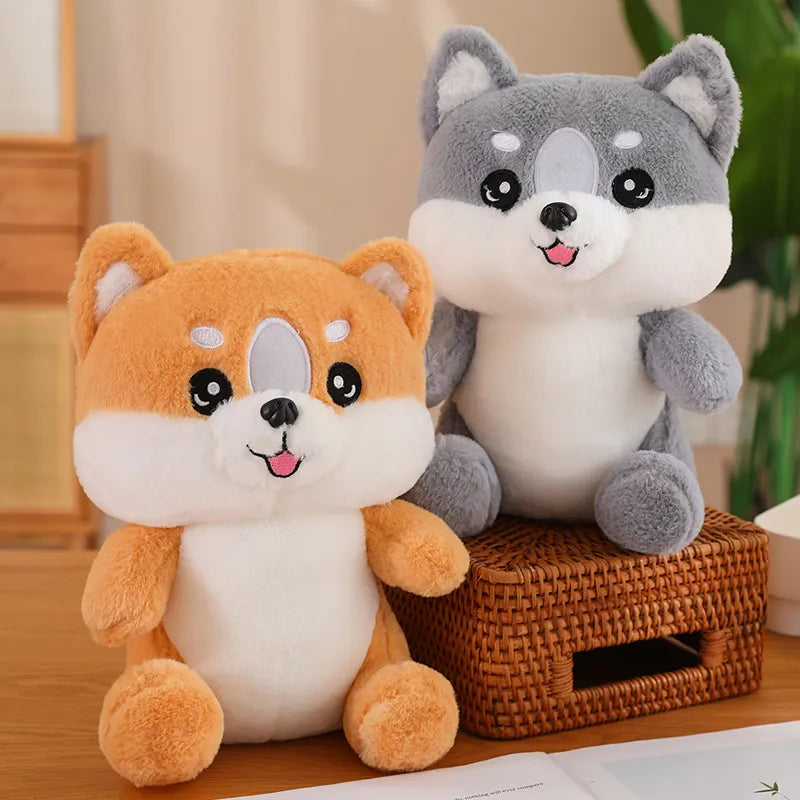 Kawaii Sitting Shiba Inu Dog Plushie (30 cm)