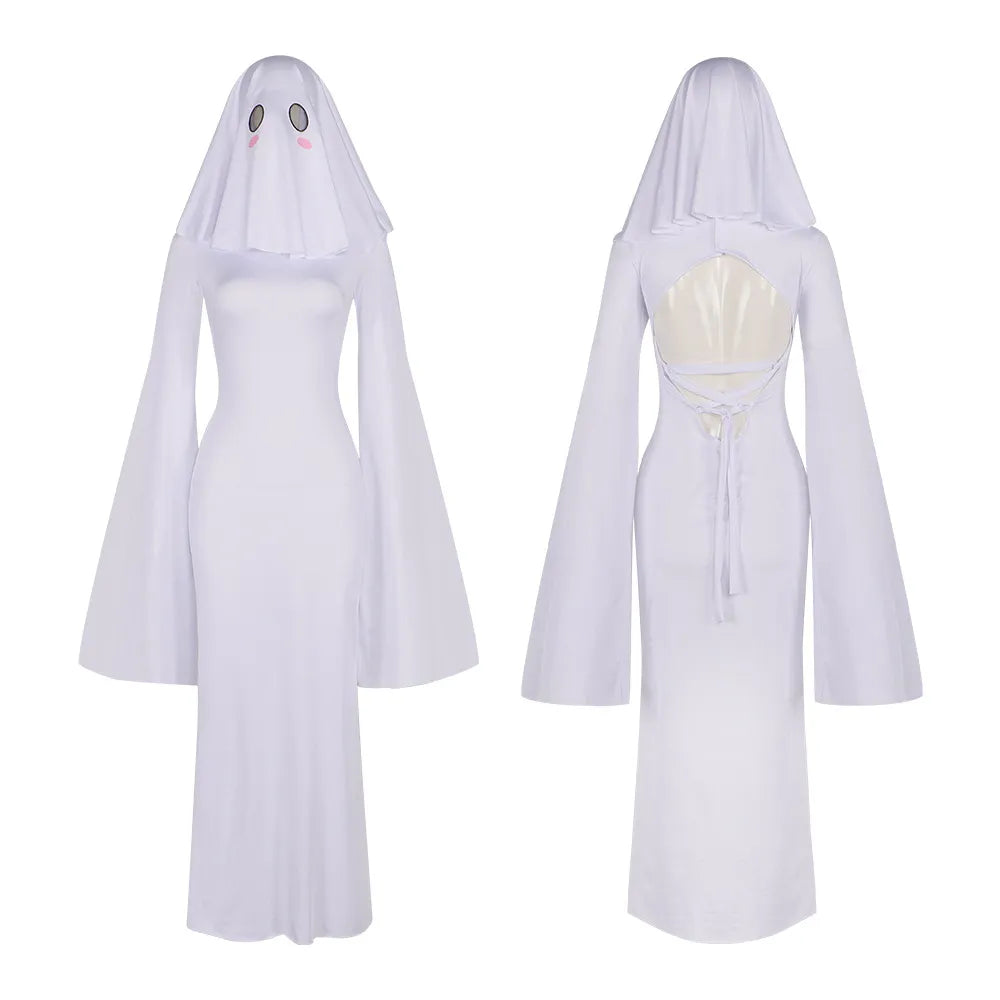 Ghostly Grace White Ghostess Costume