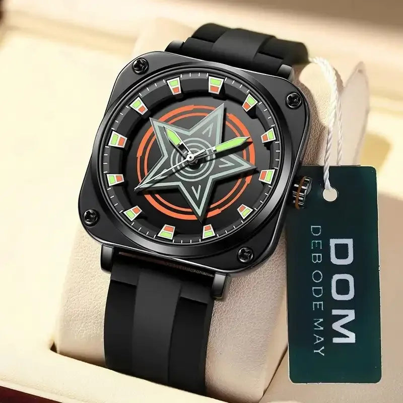 DOM Cosmic Glow Square Watch