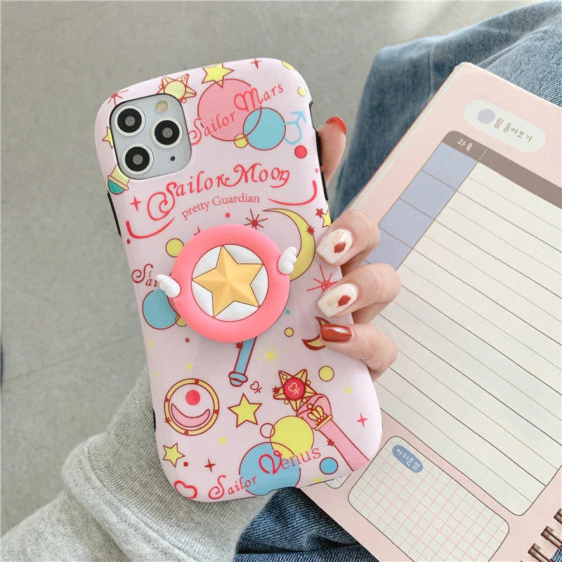 Cartoon Sailormoon Phone Case for iphone 7/7plus/8/8P/X/XS/XR/XS Max/11/11pro/11pro max PN2620 - Bear Hugs