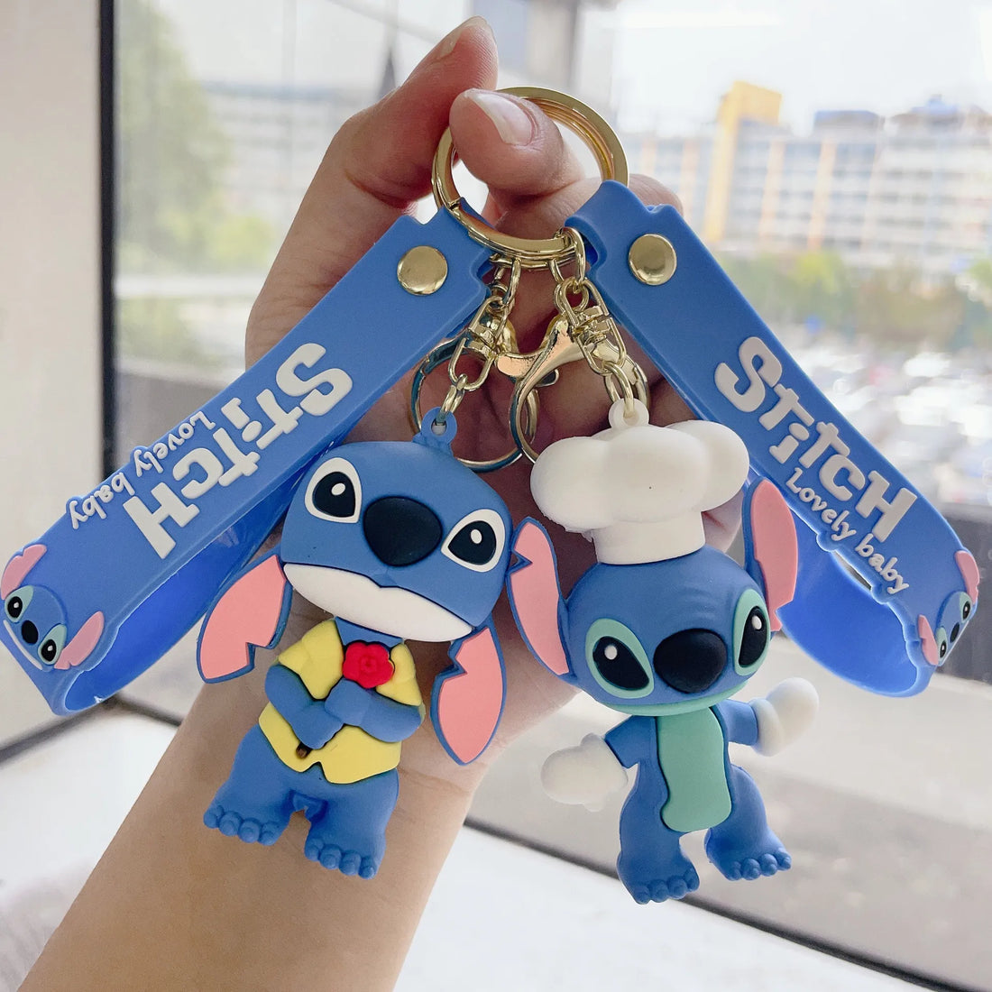 Creative Cosplay Stitch 3D Keychain