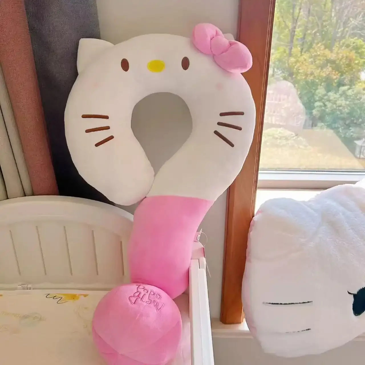 Hello KT Question Mark Plush Pillow