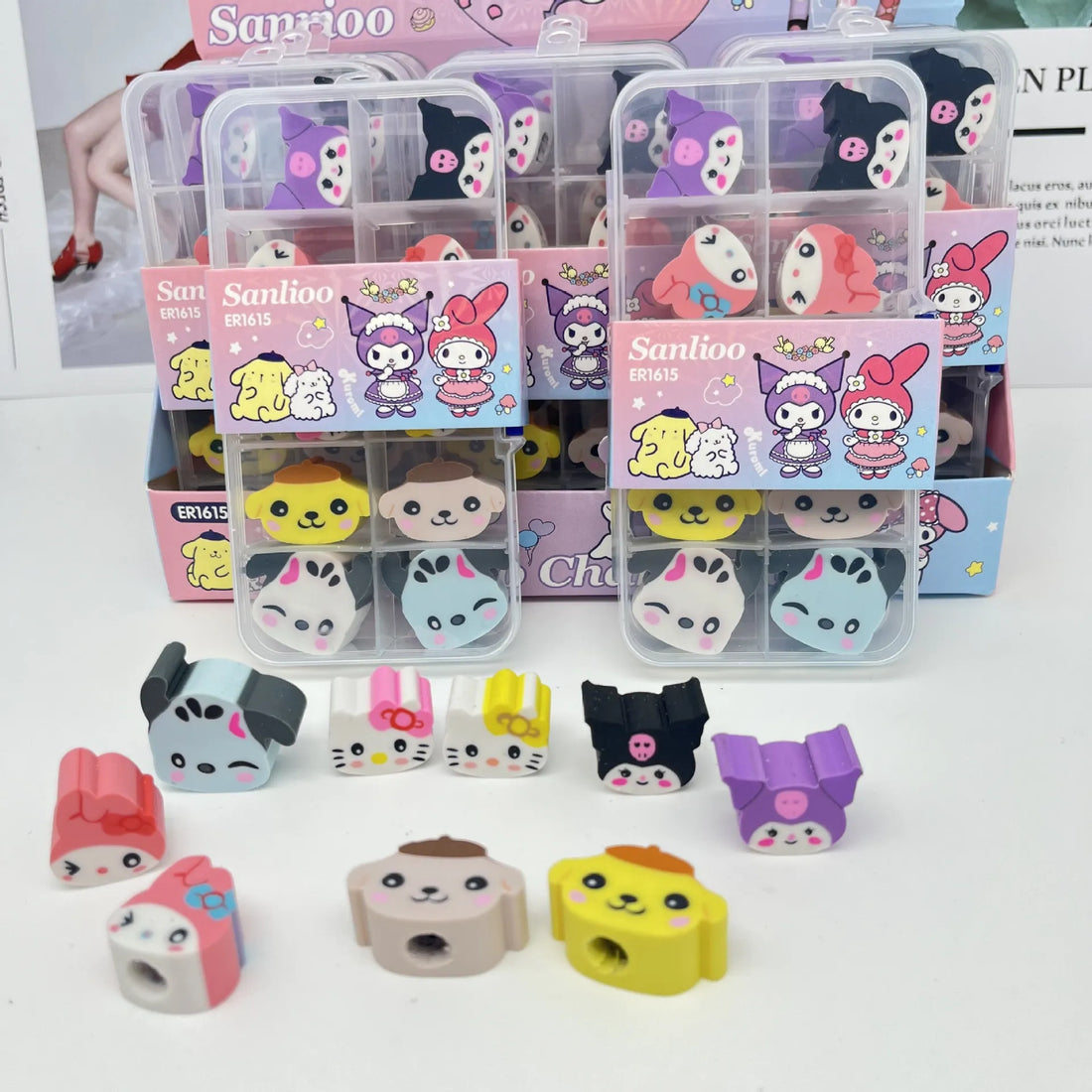 Sanrio Character Cuties Eraser Set