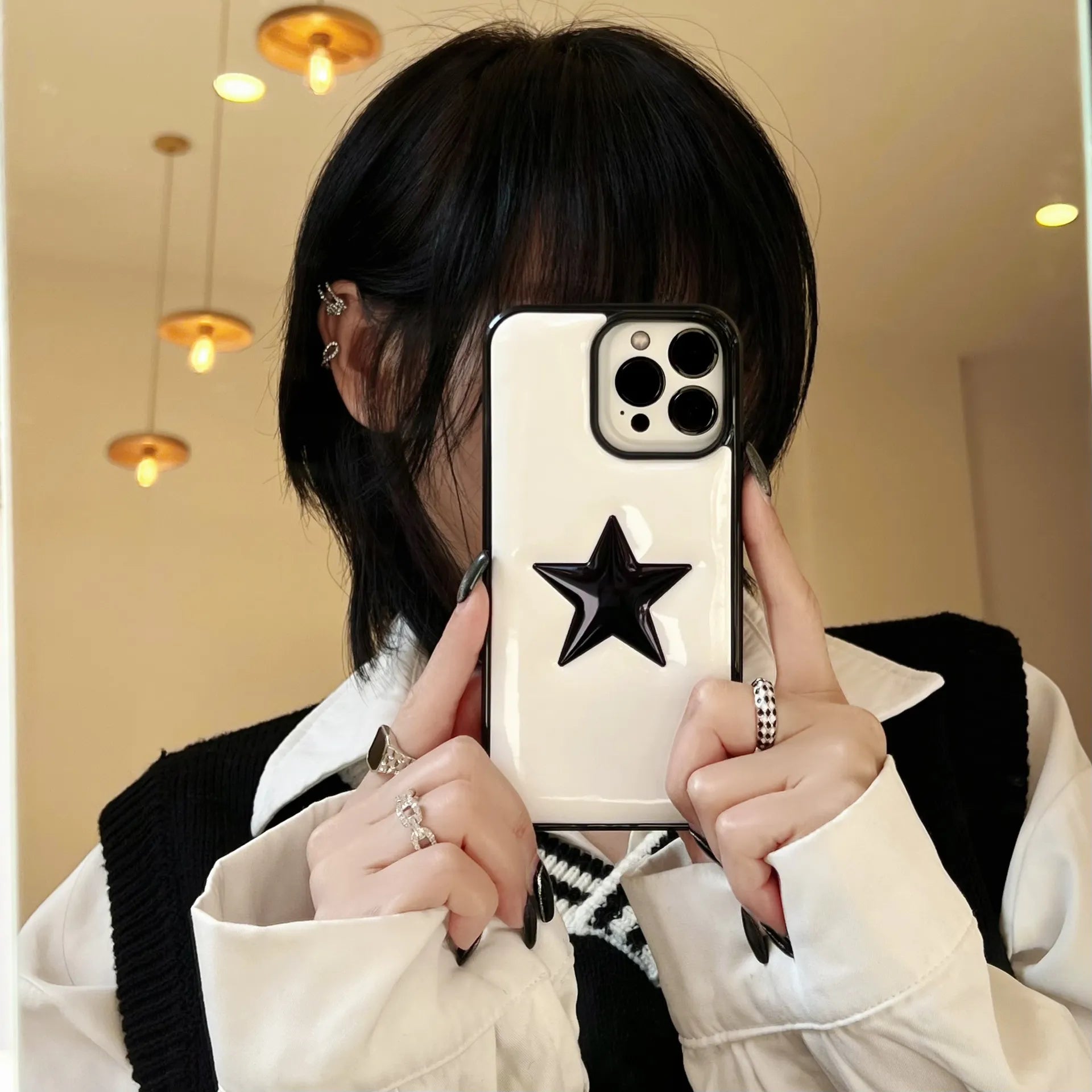 Five Pointed Star Shiny Phone Case (For iPhones)