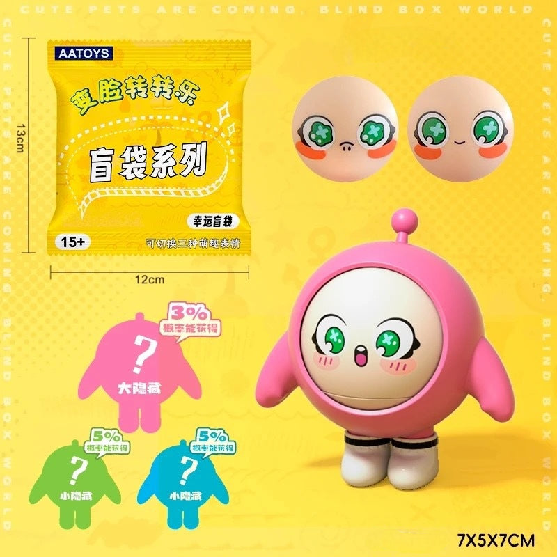 Egg Party Face-Changing Mini Figurine