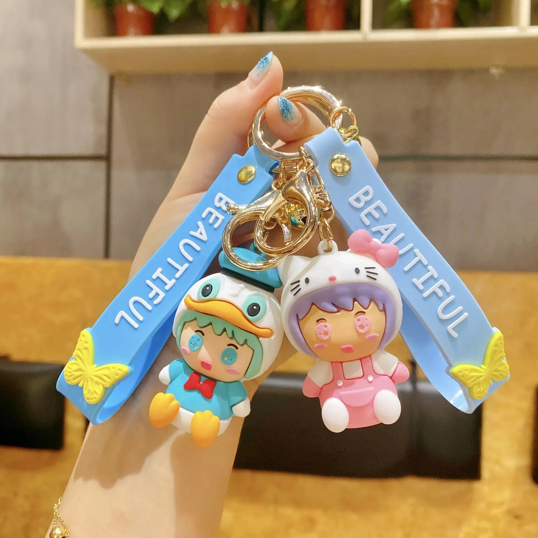 Kawaii Cartoon Cosplay 3D Keychain