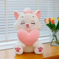 Marie Cat Heart Plush Doll (35 cm)