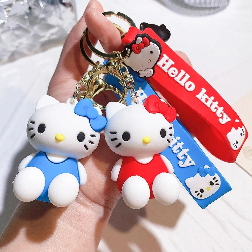 Elegant Hello Kitty 3D Keychain