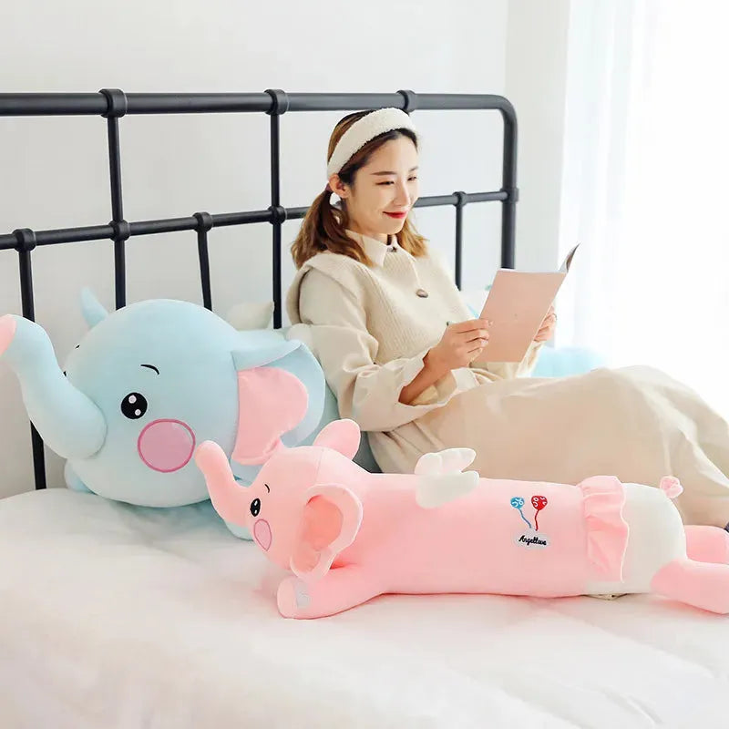 Cute Elephant Long Pillow